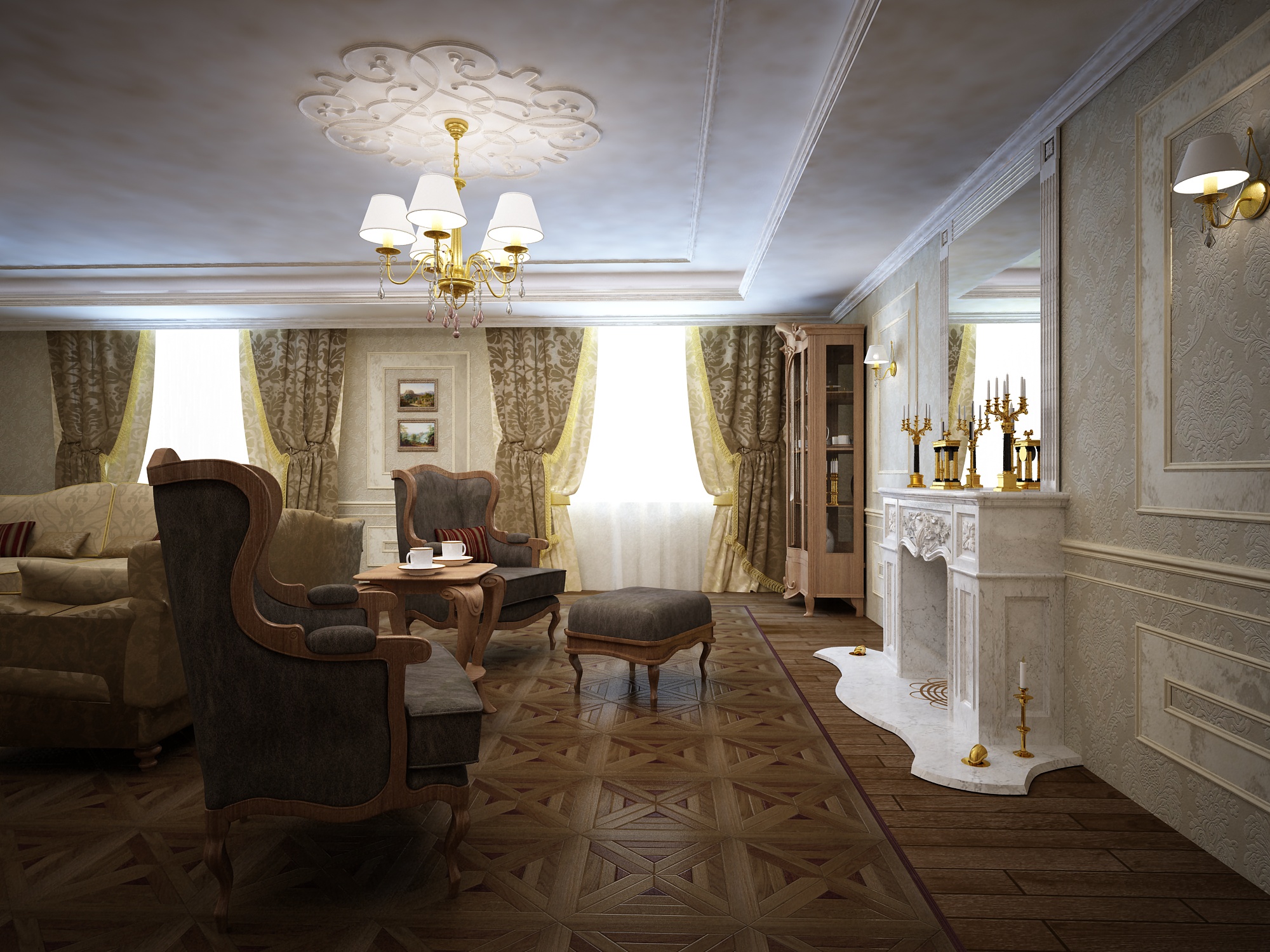 Четырёхкомнатная квартира